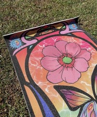 Limited Edition Ellie Paisley Double Sided Yoga Mat. Never Used See Description