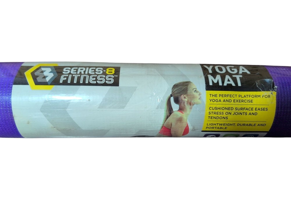 Series 8 Fitness Yoga/Pilates Mat Purple 24”x 68”