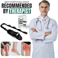 Lightweight Stretch Strap with Massage Ball for Improved Flexibility and Comfort