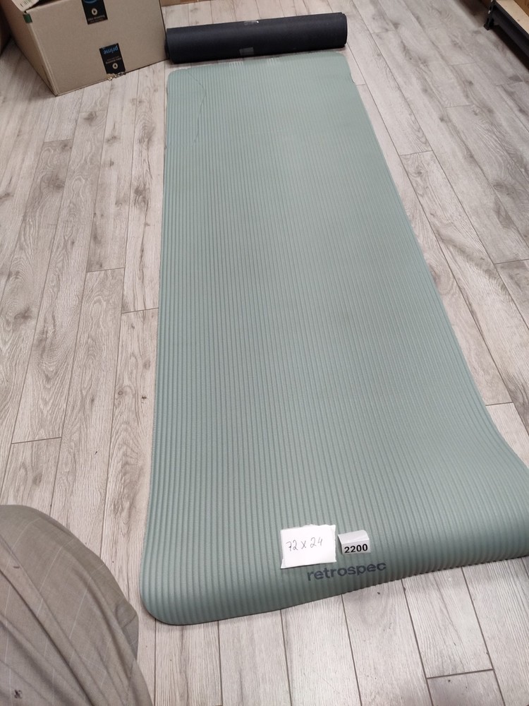 RETROSPEC Solana Non Slip 72×24 Exercise Yoga Pilates Mat Sage #2200