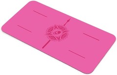 Eco-Friendly Yoga Pad with Warrior Grip & Patented Alignment for Optimal Safety