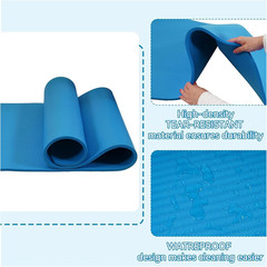 Fitvids Yoga Mat, 1/2-Inch Extra Thick High Density Exercise Mat, Anti-Tear Exer