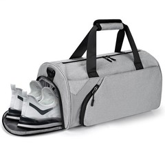 Small Gym Bag for Men Women,Sports Duffle Bag with Shoe Compartment & Wet Dry…