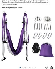 Trapeze Inversion Equipment Include 2 Extensions Straps and Ceiling Mounting