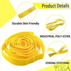Stretching Strap Yoga Strap with Loops, Stretch Straps for Physical Therapy, …