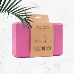 Myga Yoga Block – Sturdy Foam – Balance & Comfort – Lightweight & Travel-Friend