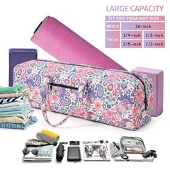 Large Yoga Mat Bag Carrier Wet Pocket Gym Tote For Women Fitness Exercise
