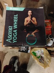 URBNFit Asana Yoga Wheel 12 Inch Roller Designed for Stretching & Flexibility