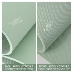 Large Yoga Mat 72″x36″x10mm Non-Slip Exercise Mat for Home Gym Studio | Green