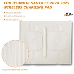 Wireless Charging Protective Pad for 2024 2025 2026 For Santa Fe 24-25 White