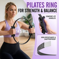 Pilates Kit for Women,Pilates Equipment Set –14.5″ Home Magic Ring Workout wi…