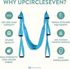 UpCircleSeven Aerial Yoga Swing Set Ceiling Mount Accessories