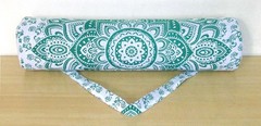 Indian Multi Ombre Yoga Mat Carrier Bag Mandala Large Shoulder Strap