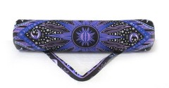 Indian Purple Burning Sun Yoga Mat Carrier Bag Mandala Large With Shoulder Strap