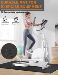 Treadmill Mat 96″x36″, Walking Pad Mat for Carpet Hardwood Floors 6mm