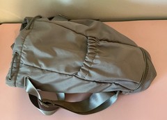 Beyond Yoga Convertible Backpack Gym Bag Birch/Taupe Color