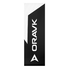 Oravk Foam Yoga Mat — Non-Slip Black & White Exercise Mat