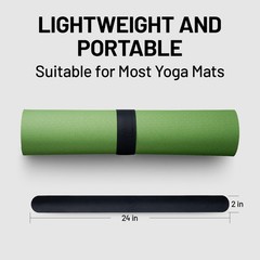 Yoga Mat Tape with Quick Release Firmly Rolled in Seconds 60x5cm Univer…