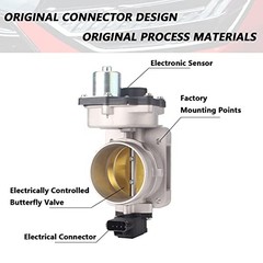 Electronic Throttle Body Assembly 65mm Replacement for Explorer 9W7Z9E926AA