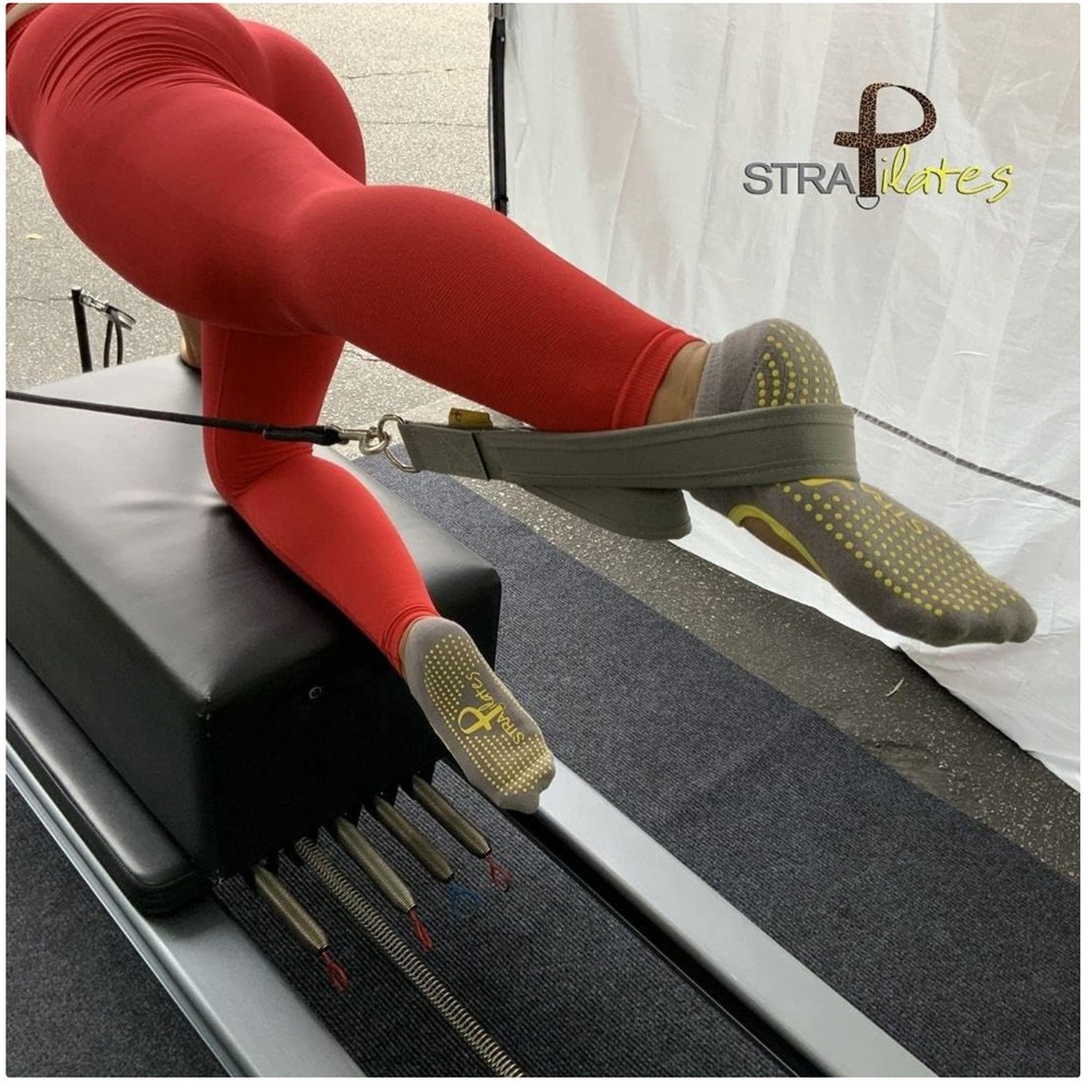 Pilates Straps for Reformer & Cadillac, Grey