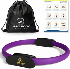 Fitness Circle – 14 Inch Pilates Ring Focusing on Toning Inner Thighs Arms &