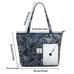 Yoga Bags for Women with Yoga Mats Bags Carrier Carryall Canvas Tote for Leaf