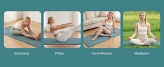 Cotton Yoga Mat, Non-Slip Breathable Yoga Rug for Man and Woman, Washable