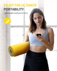 Yoga Mat for Women Men Kids, 1/3 & 1/4 & 2/5 Inch Extra Thick Yoga Mat Non Slip,
