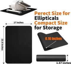 Double-Sided Anti-Slip Mat – 23.6″ x 17″ for Safe Workouts Anywhere