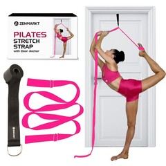 Pilates Stretching Strap with Door Anchor – Flexibility Equipment for Pilates…