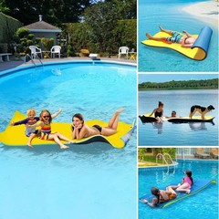 Floating Mat for Lake, Lily Pad Floating Mat, 3-Layer Tear-Resistant XPE Foam…