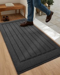 Doormat Indoor 50x90cm – Machine Washable, Non Slip and Absorbent Schmu…