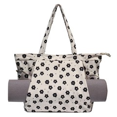 Corduroy Yoga Tote Bag Mat Carrier Drawstring Workout Travel Pilates Gym