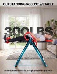 Gravity Heavy Duty Inversion Table with Headrest & Adjustable Protective Belt…