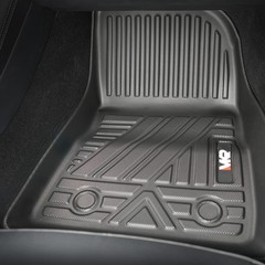 TPE Floor Mat For Tesla Model 3 2023-2025 6 PCS Waterproof Duty-Proof Fully Surr
