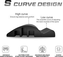 Pilates Spine Corrector Arc Barrel for Back Flexibility, Core Strength & Posture