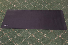 onn Non-Slip Foam Yoga Mat Black for Yoga & Pilates 71-75 in Rectangle