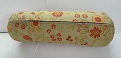 Hugger Mugger Round Yoga Bolster – Firm Round Shape, Higher Profile Floral