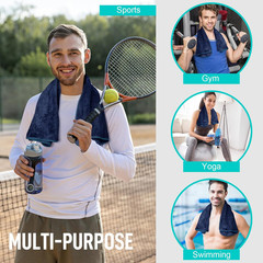 Microfiber Gym Towels Super Absorbent Compact Travel Workout Towel Quick Dry Cam