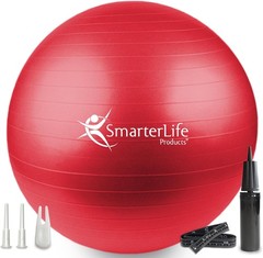 SmarterLife Exercise Ball Yoga Ball for Fitness, Balance, Stability, or