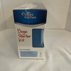 Weight Watchers Yoga Starter Kit 2 Workouts DVD w/ Yoga Block & Strap NEW SEALED