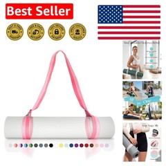Thick and Comfy Yoga Mat Strap – Adjustable Sizes, 70-Day Satisfaction Guarantee