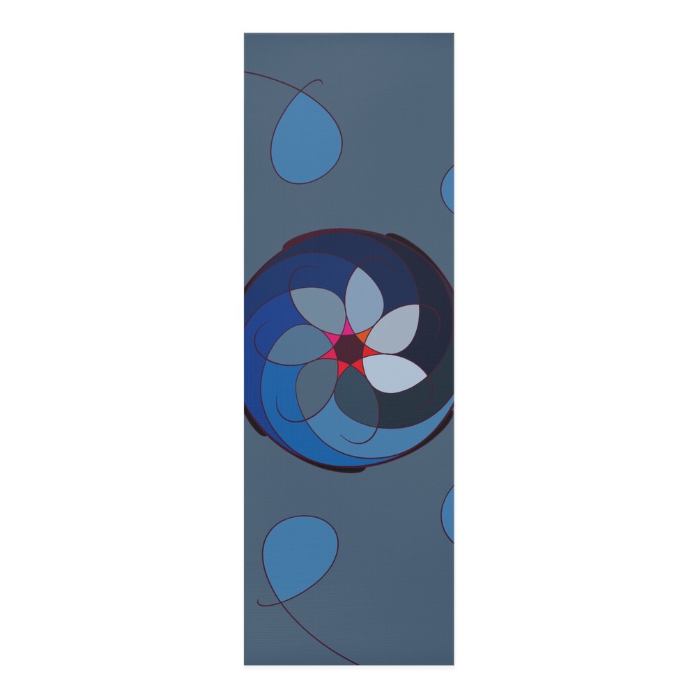 Artistic Yoga Mat Meditation Exercise Fitness Workout Stretching Relaxation
