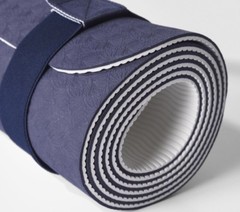 Adidas by STELLA MCCARTNEY Yoga Mat w/ Carry Handle Reversible Blue/White BP6414