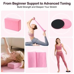 Pilates Kit, Home Pilates Workout Kit for Women, Pilates Equipment with Pilat…