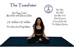 TATAGO Hot Yoga Mat Towel. Yoga Towel Non Slip with Silicone Grip