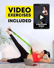Nylon Stretching Strap – 78″ Length, Perfect for Therapy & Flexibility