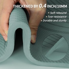 PAIDU Large Yoga Mat-72’x36’x0.4’ Extra Width ＆ Deepgreen