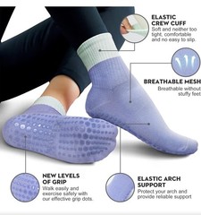 Pilates Ring & Resistance Band S/ Yoga Kit Exercise Ball Grip Socks-home workout