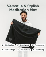 Zabuton Meditation Mat – Cotton Filled Yoga and Meditation Pad – Zabuton Medi…